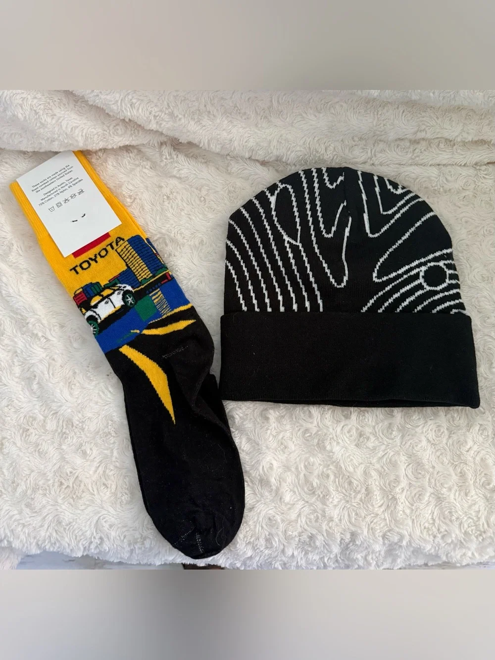 Toyota 2026 RAV4 GR Beanie And Socks From Corporate Launch New